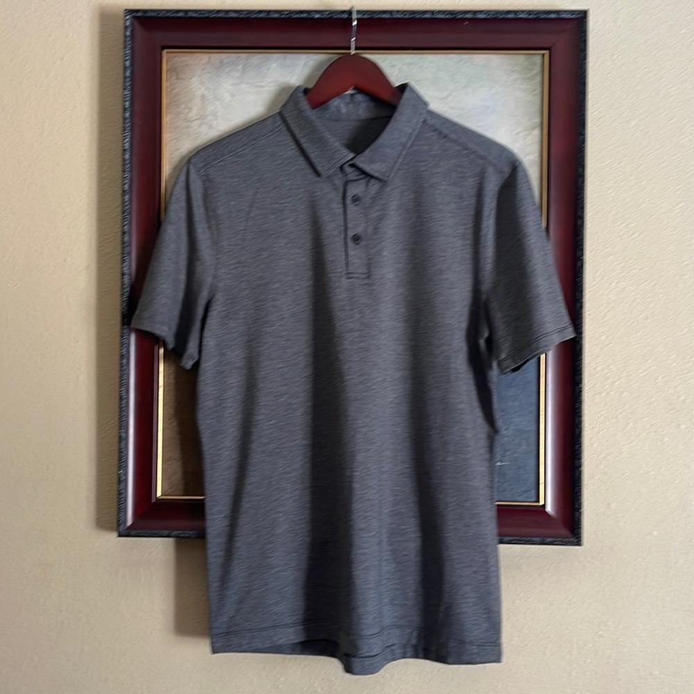 Luluslemon Athletica mens polo shirt medium